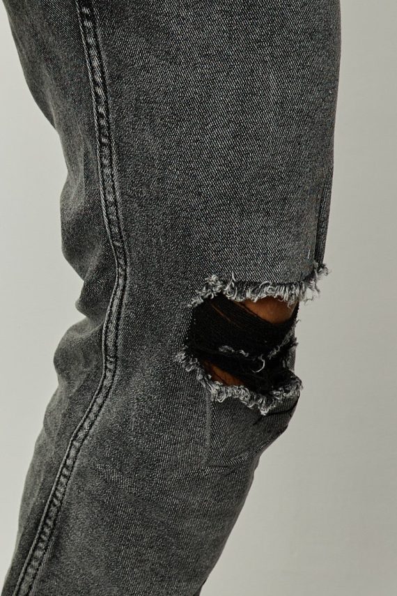 Regular fit gescheurde jeans