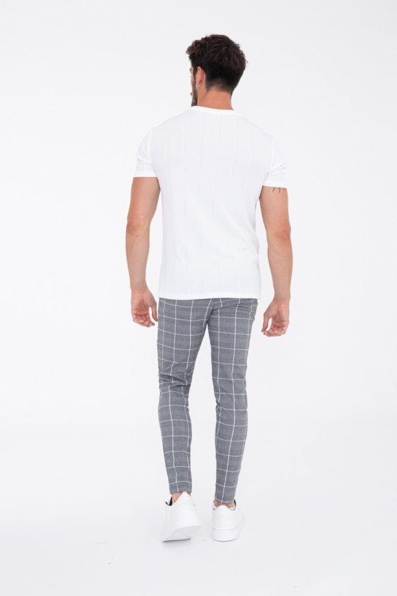 Geruite broek