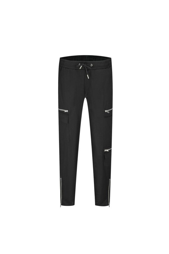 Broek met meerdere zakken en ritsen