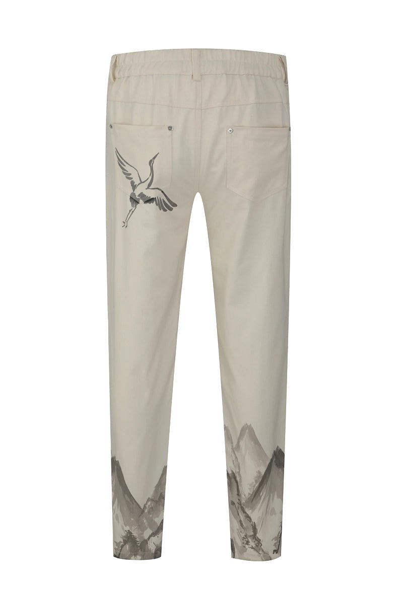 Pants with printed details - Afbeelding 3