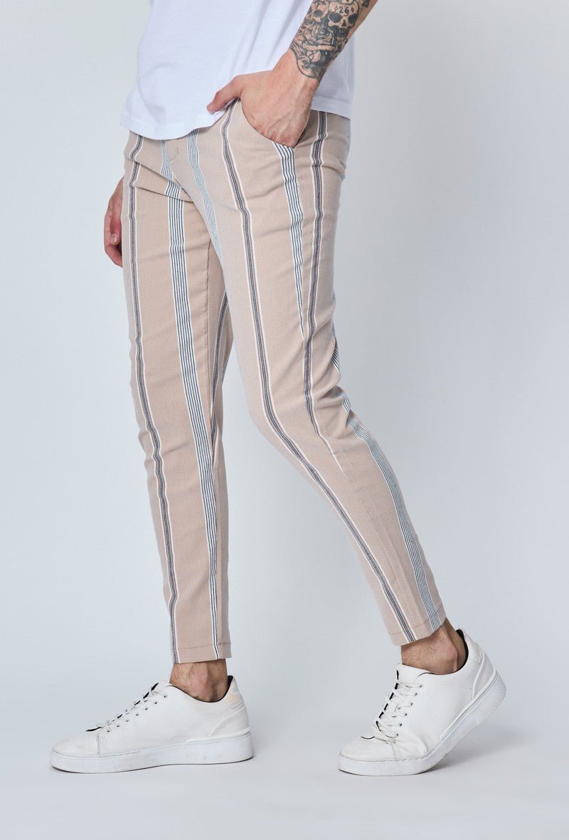 Gestreepte chinobroek - Afbeelding 5