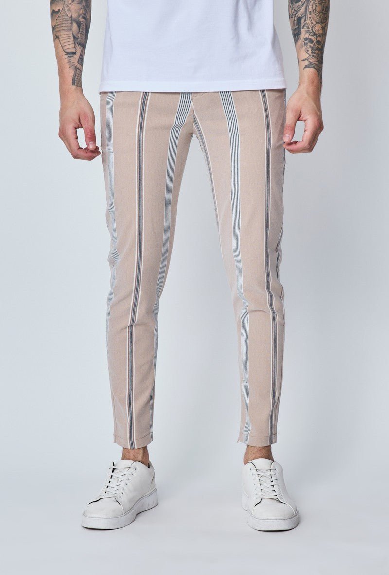 Gestreepte chinobroek - Afbeelding 4