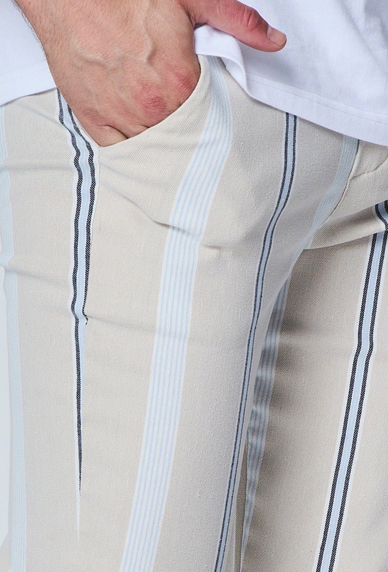 Gestreepte chinobroek - Afbeelding 3